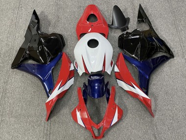 Descuento Carenados Moto Honda CBR600RR 2009-2012 - Blanco Rojo Azul Negro Brillante