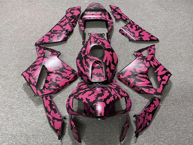Descuento Carenados Moto Honda CBR600RR 2003-2004 - Rojo Negro Camouflage