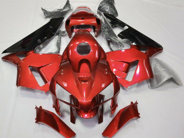 Descuento Carenados Moto Honda CBR600RR 2005-2006 - Rojo Negro CBR Estilo