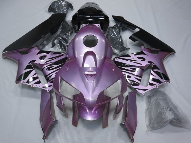 Descuento Carenados Moto Honda CBR600RR 2005-2006 - Rose Púrpura Llama