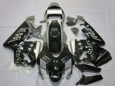 Descuento Carenados Moto Honda CBR600RR 2003-2004 - Plata Negro Brillante SevenStars