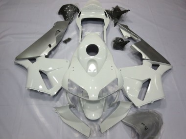 Descuento Carenados Moto Honda CBR600RR 2003-2004 - Plata Blanco