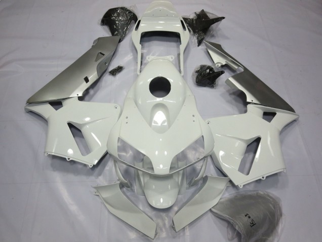 Descuento Carenados Moto Honda CBR600RR 2003-2004 - Plata Blanco