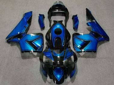 Descuento Carenados Moto Honda CBR600RR 2003-2004 - Azul Negro Brillante