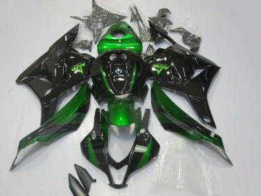 Descuento Carenados Moto Honda CBR600RR 2009-2012 - Verde Negro Brillante