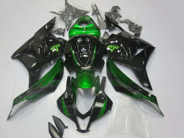 Descuento Carenados Moto Honda CBR600RR 2009-2012 - Verde Negro Brillante