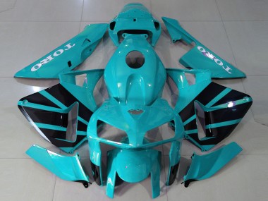 Descuento Carenados Moto Honda CBR600RR 2005-2006 - Azul Verdoso OEM Estilo