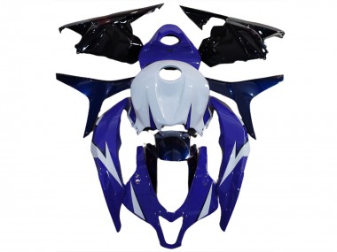 Descuento Carenados Moto Honda CBR600RR 2009-2012 - Blanco Azul Negro Brillante