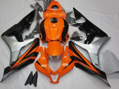 Descuento Carenados Moto Honda CBR600RR 2007-2008 - Plata Naranja Negro Brillante OEM Estilo