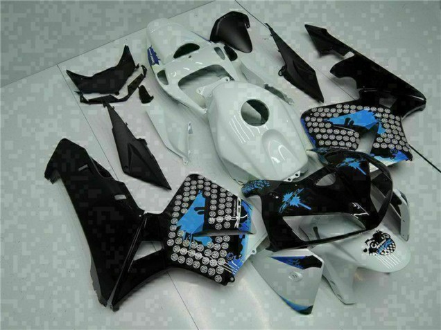 Descuento Carenados Moto Honda CBR600RR 2005-2006 - Blanco Negro Verde