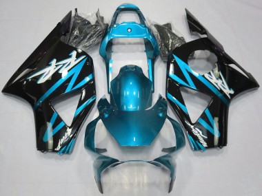 Descuento Carenados Moto Honda CBR954RR 2002-2003 - Azul Claro Negro Brillante