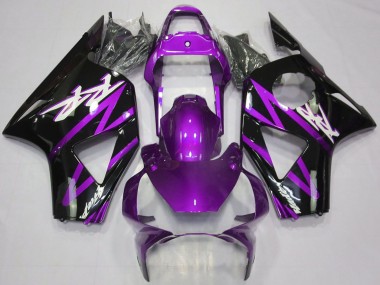 Descuento Carenado Moto Honda CBR954RR 2002-2003 - Púrpura Negro Brillante
