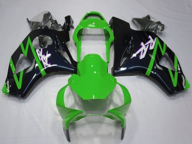 Descuento Kits Carenado Moto Honda CBR954RR 2002-2003 - Verde Negro Brillante