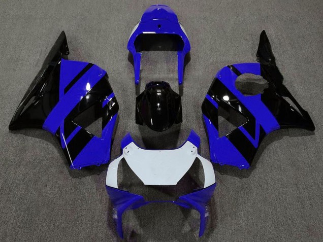 Descuento Carenados Moto Honda CBR954RR 2002-2003 - Azul Blanco Negro Brillante OEM Estilo