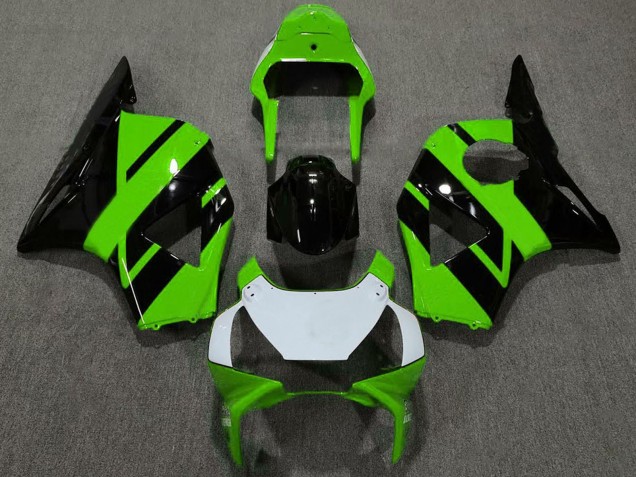 Descuento Carenados Moto Honda CBR954RR 2002-2003 - Verde Negro Brillante Blanco Verde OEM Estilo