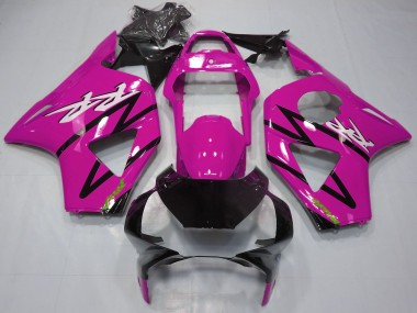 Descuento Kits Carenado Moto Honda CBR954RR 2002-2003 - Rosa Negro Brillante