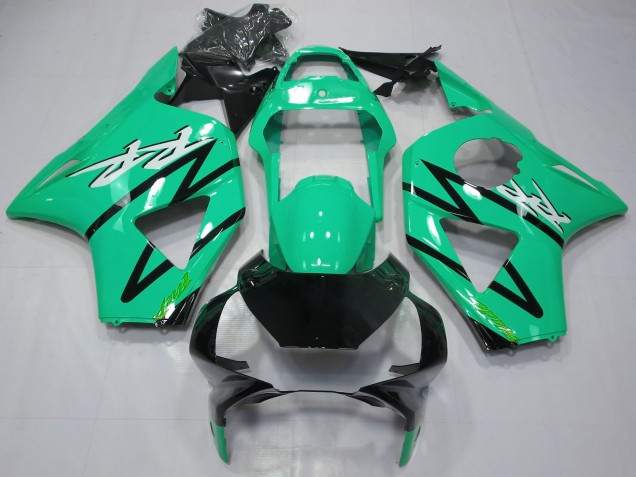 Descuento Carenados Moto Honda CBR954RR 2002-2003 - Azul Verdoso Negro Brillante