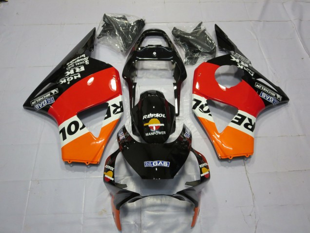 Descuento Carenados Moto Honda CBR954RR 2002-2003 - Naranja Blanco Rojo Negro Repsol