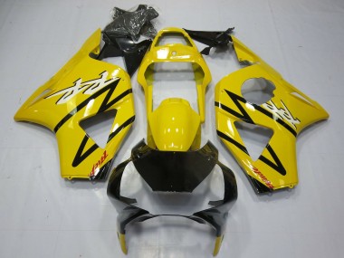 Descuento Carenado Moto Honda CBR954RR 2002-2003 - Amarillo Negro Brillante