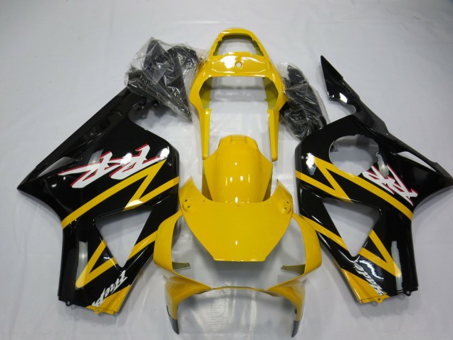 Descuento Carenados Moto Honda CBR954RR 2002-2003 - Amarillo Negro Brillante