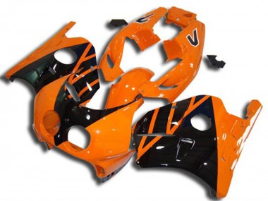 Descuento Carenados Moto Honda CBR250RR 1990-1998 - Naranja Negro Brillante