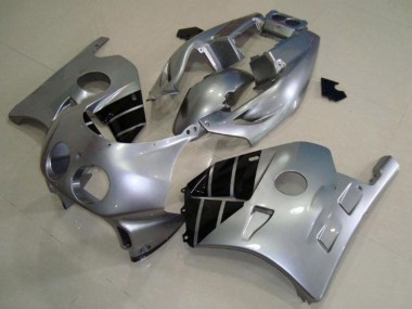 Descuento Carenados Moto Honda CBR250RR 1990-1998 - Plata Negro Brillante