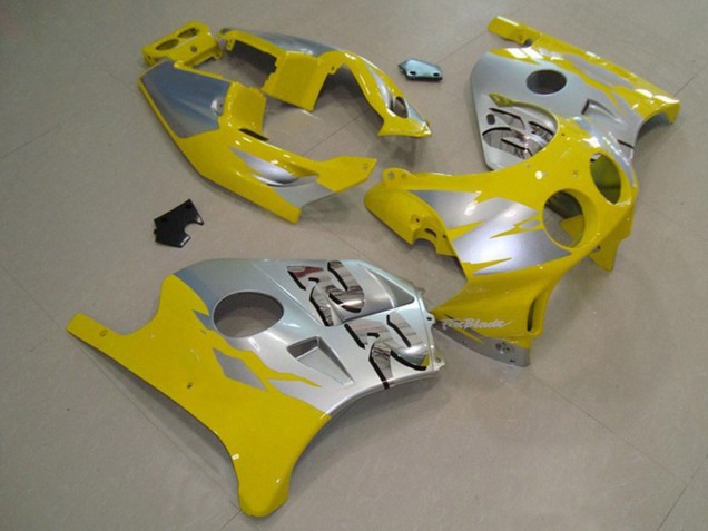 Descuento Carenados Moto Honda CBR250RR 1990-1998 - Plata Amarillo