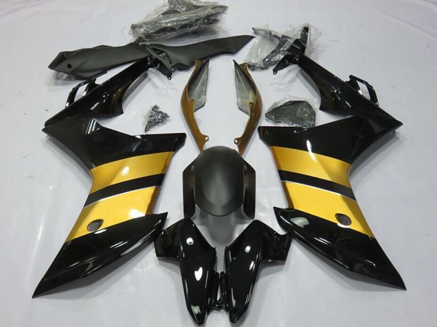 Descuento Carenados Moto Honda CBR600F 2011-2013 - Oro Negro Brillante CBR Diseño