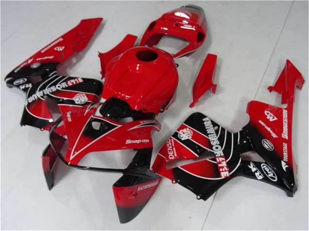 Descuento Kit Carenados Moto Honda CBR600RR 2005-2006 - Rojo Negro