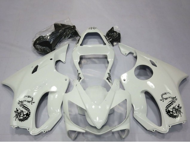 Descuento Carenados Moto Honda CBR600 F4i 2001-2003 - Blanco Dragón