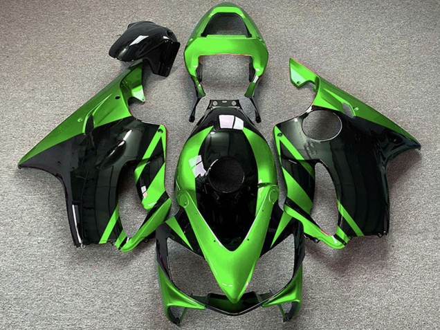 Descuento Carenados Moto Honda CBR600 F4i 2001-2003 - Verde Negro Brillante
