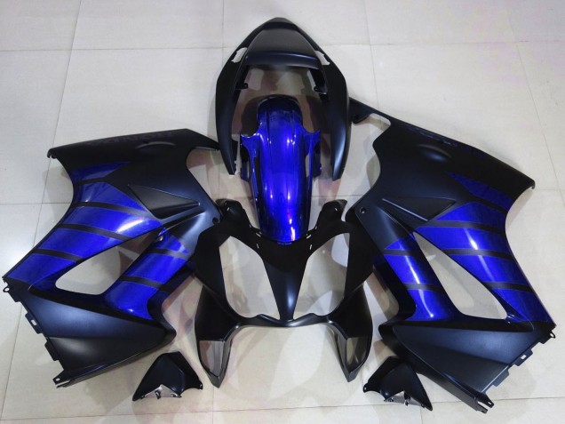 Descuento Carenados Moto Honda VFR 800 2002-2013 - Azul Brillante Azul Mate Negro Mate