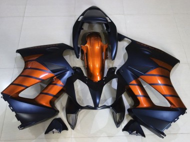 Descuento Carenados Moto Honda VFR 800 2002-2013 - Naranja Azul Mate Negro Mate