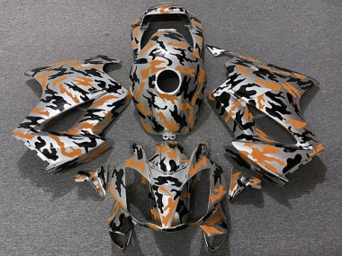 Descuento Carenados Moto Honda VFR 800 2002-2013 - Naranja Camouflage