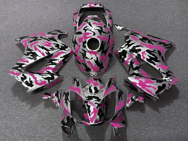 Descuento Carenados Moto Honda VFR 800 2002-2013 - Rosa Camouflage