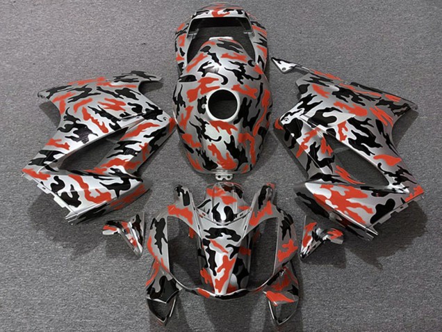 Descuento Carenados Moto Honda VFR 800 2002-2013 - Rojo Camouflage
