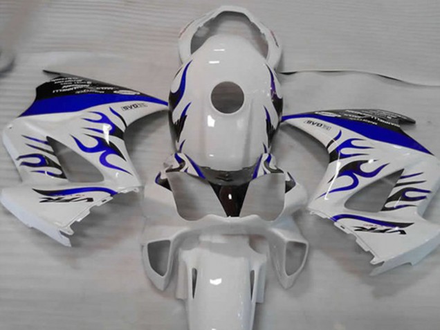 Descuento Carenados Moto Honda VFR 800 2002-2013 - Blanco Azul Llama