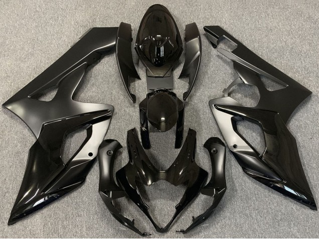Descuento Carenados Moto Suzuki GSXR 1000 2005-2006 - Negro Brillante Negro Mate