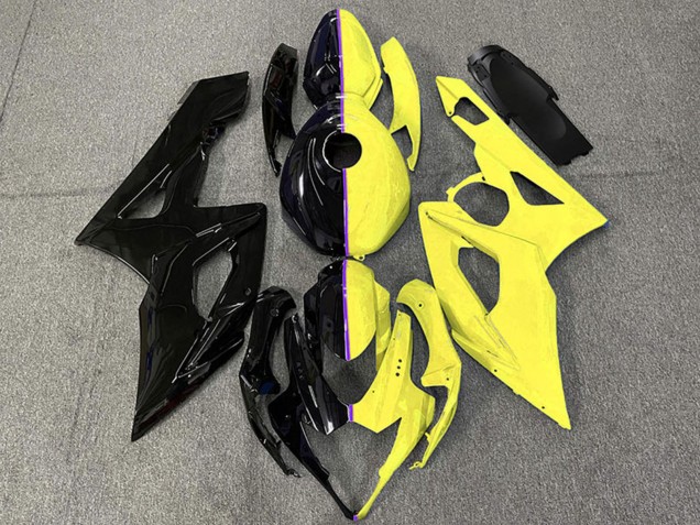 Descuento Carenados Moto Suzuki GSXR 1000 2005-2006 - Negro Brillante Amarillo