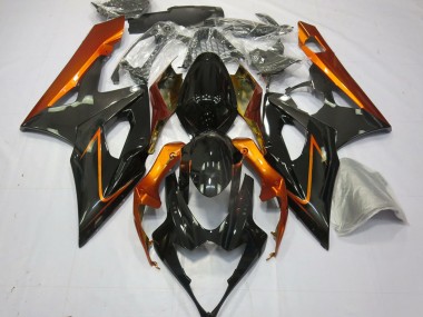 Descuento Carenados Moto Suzuki GSXR 1000 2005-2006 - Burnt Naranja Negro