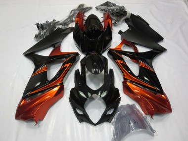 Descuento Carenados Moto Suzuki GSXR 1000 2007-2008 - Naranja Negro
