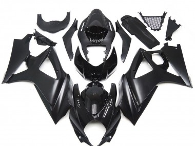 Descuento Kits Carenado Moto Suzuki GSXR 1000 2007-2008 - Negro Brillante Negro Mate