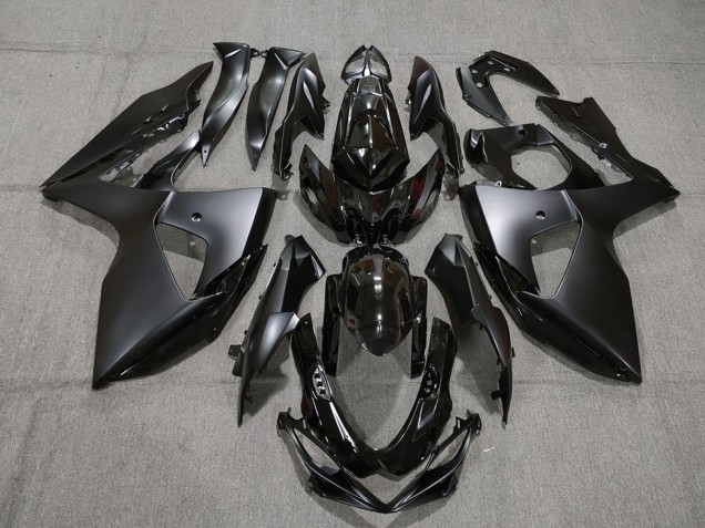 Descuento Carenados Moto Suzuki GSXR 1000 2009-2016 - Negro Brillante Negro Mate