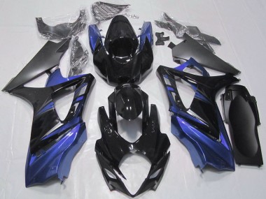 Descuento Carenados Moto Suzuki GSXR 1000 2007-2008 - Negro Brillante Azul