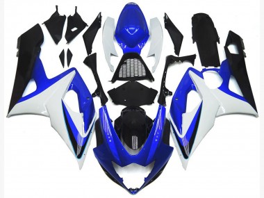 Descuento Carenado Moto Suzuki GSXR 1000 2005-2006 - Blanco Rojo Azul Amarillo