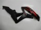 Descuento Carenados Moto Honda CBR600RR 2007-2008 - Rojo Negro Mate Calcomanías