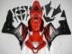 Descuento Carenados Moto Honda CBR600RR 2007-2008 - Rojo Negro Mate Calcomanías