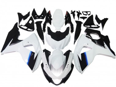 Descuento Kits Carenado Moto Suzuki GSXR 1000 2009-2016 - Blanco Azul Negro
