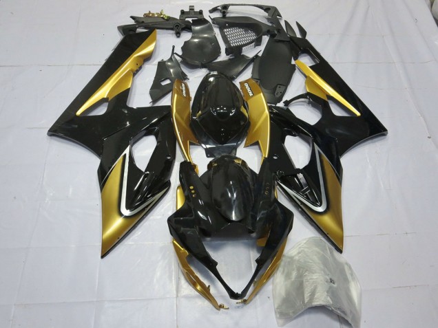 Descuento Carenados Moto Suzuki GSXR 1000 2005-2006 - Oro Negro