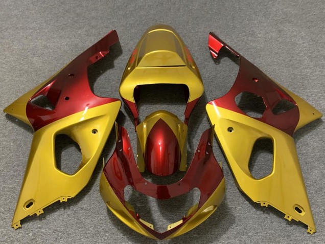 Descuento Carenados Moto Suzuki GSXR 1000 2000-2002 - Oro Rojo